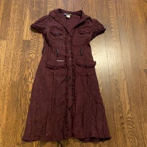 Vintage Elegant Gothic Corset Back Dress